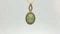 14KT HONEY GOLD NEOPOLITAN OPAL 1CTS