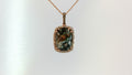 LEvIAN 14KT STRAWBERRY GOLD WITH 4 3/4CTS CHOCOLATE AQUADITE WITH 1/4CTS NUDE DIAMONDS