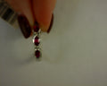 14k vanilla gold with 3/4 cts passion ruby and 1/20 vanilla diamonds