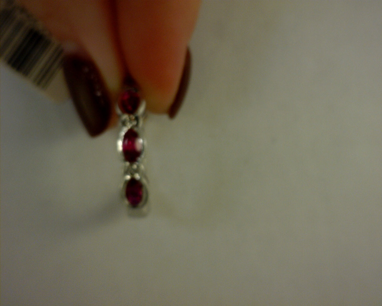 14k vanilla gold with 3/4 cts passion ruby and 1/20 vanilla diamonds