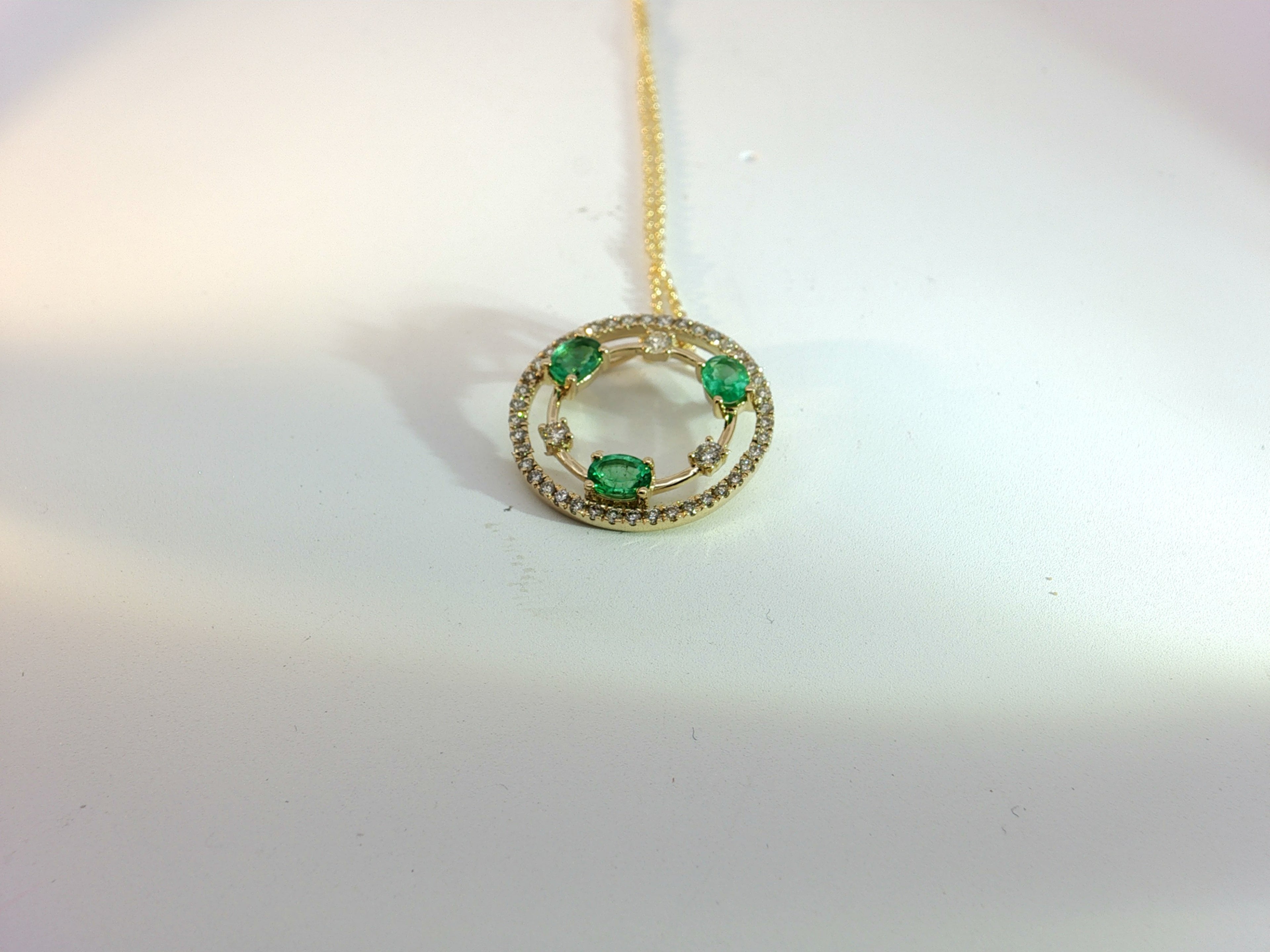 Colored Stone Pendant