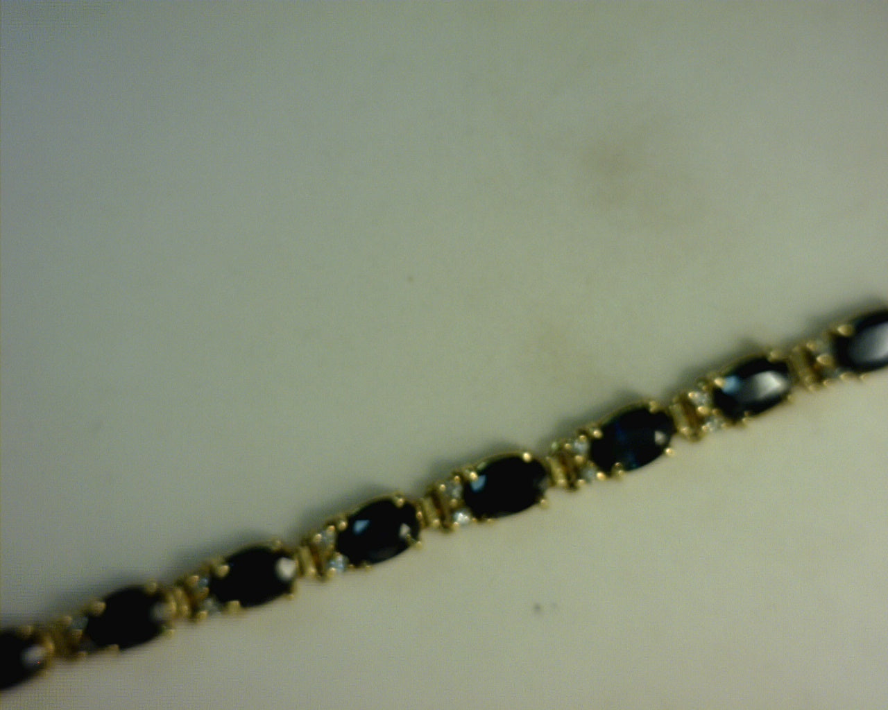 Lady's Yellow 14 Karat Tennis Bracelet