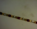 Lady's Yellow 14 Karat Tennis Bracelet