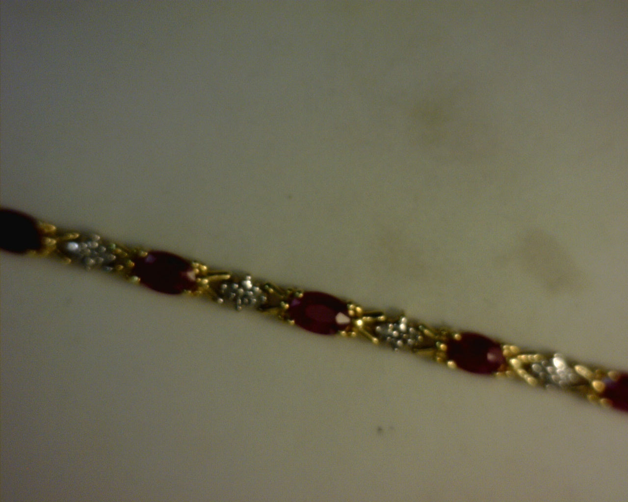 Lady's Yellow 14 Karat Tennis Bracelet