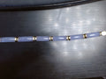 Purple Jade and 14k Yellow Gold Bracelet
