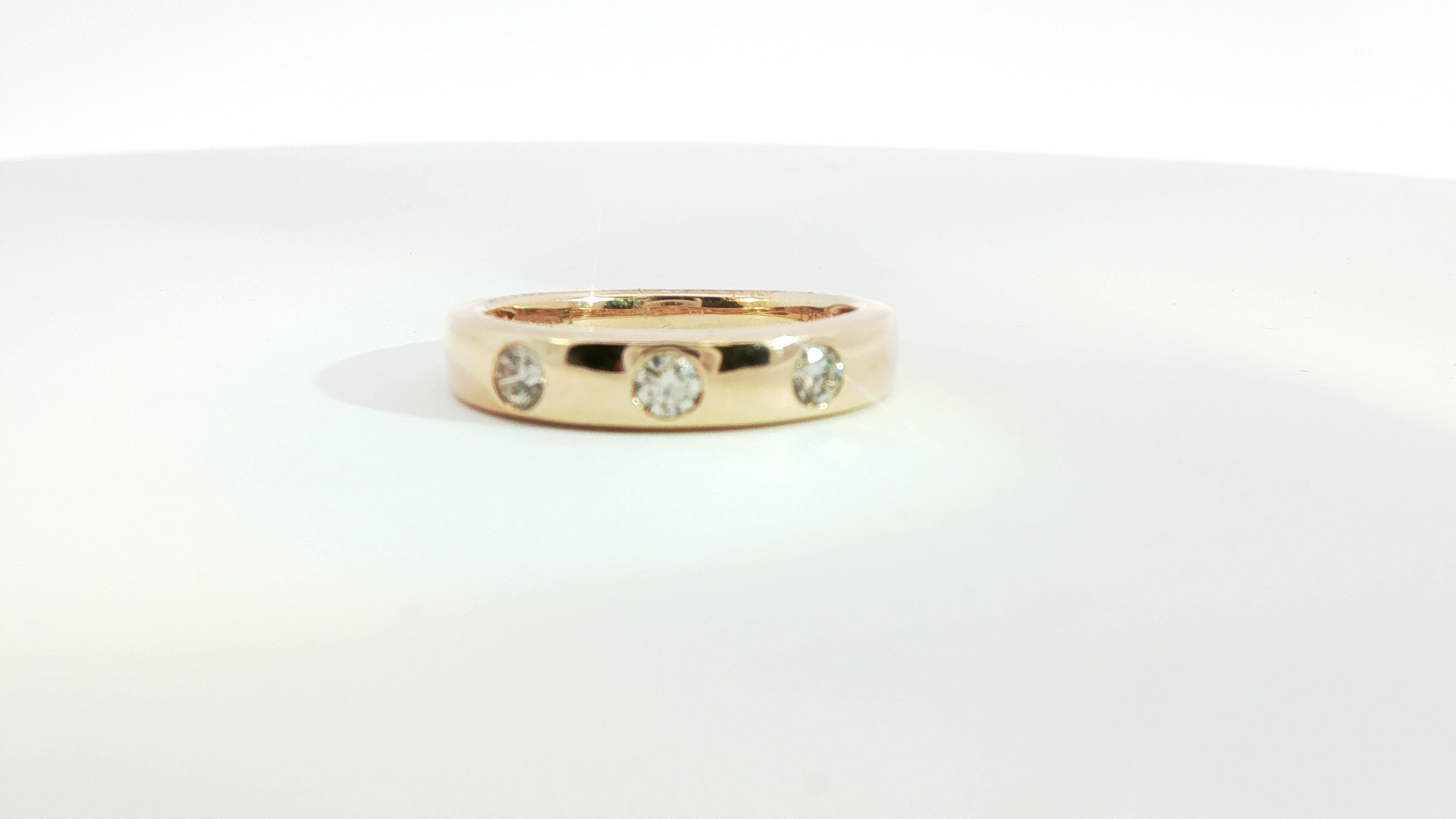 Levian Diamond Band 1/3ctw Nude Diamonds 14K Strawberry Gold