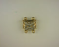 14K Yellow Gold and Diamond Slide Charm Clasp 5.2g