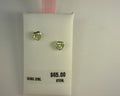Marathon Sterling Silver August CZ Birthstone Earrings