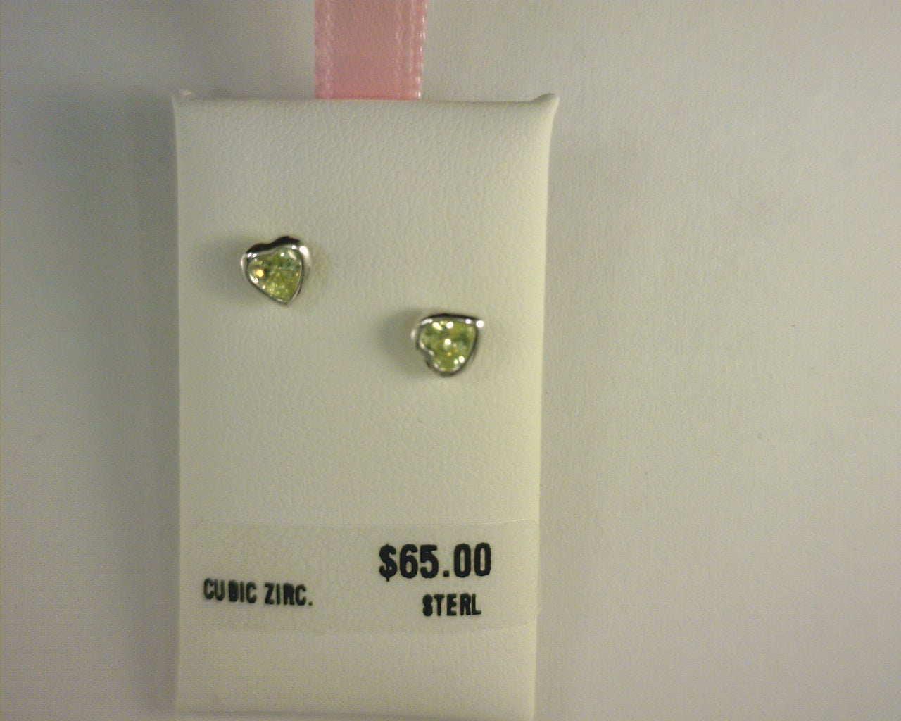Marathon Sterling Silver August CZ Birthstone Earrings