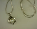 14kt Diamond and Pearl Pendant