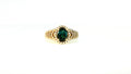 18kt Levian Diamond and Tourmaline ring .47ct Diam