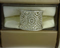 Lady's White 14 Karat Fashion Ring