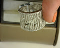 Lady's White 14 Karat Fashion Ring