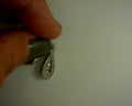 Lady's White 14 Karat Drop Earrings FINAL SALE