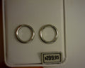 Lady's White 14 Karat Earrings