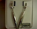 Lady's White 14 Karat Earrings