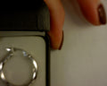 14 K WHITE GOLD 3X2 MM HOOPS