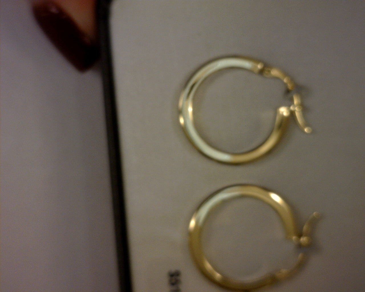 14K YELLOW GOLD 2X18MM HOOP