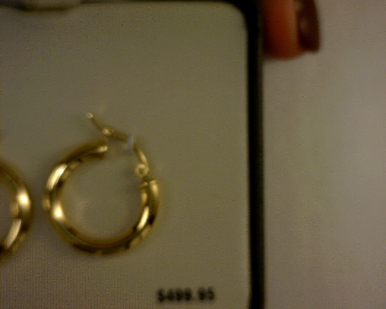 14 K YELLOW GOLD HOOPS 3X18MM