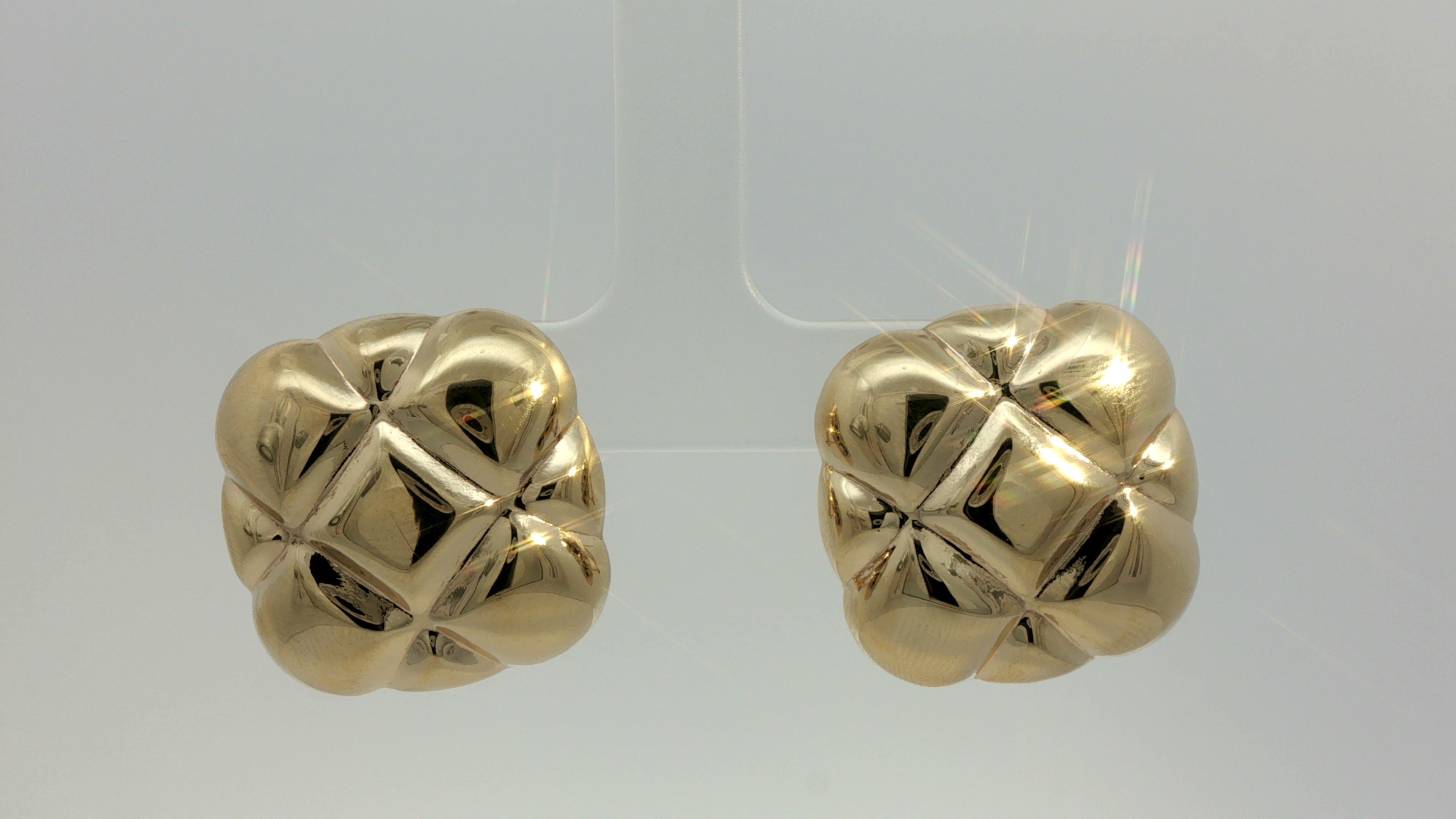 Precious Metal (No stones) Earring