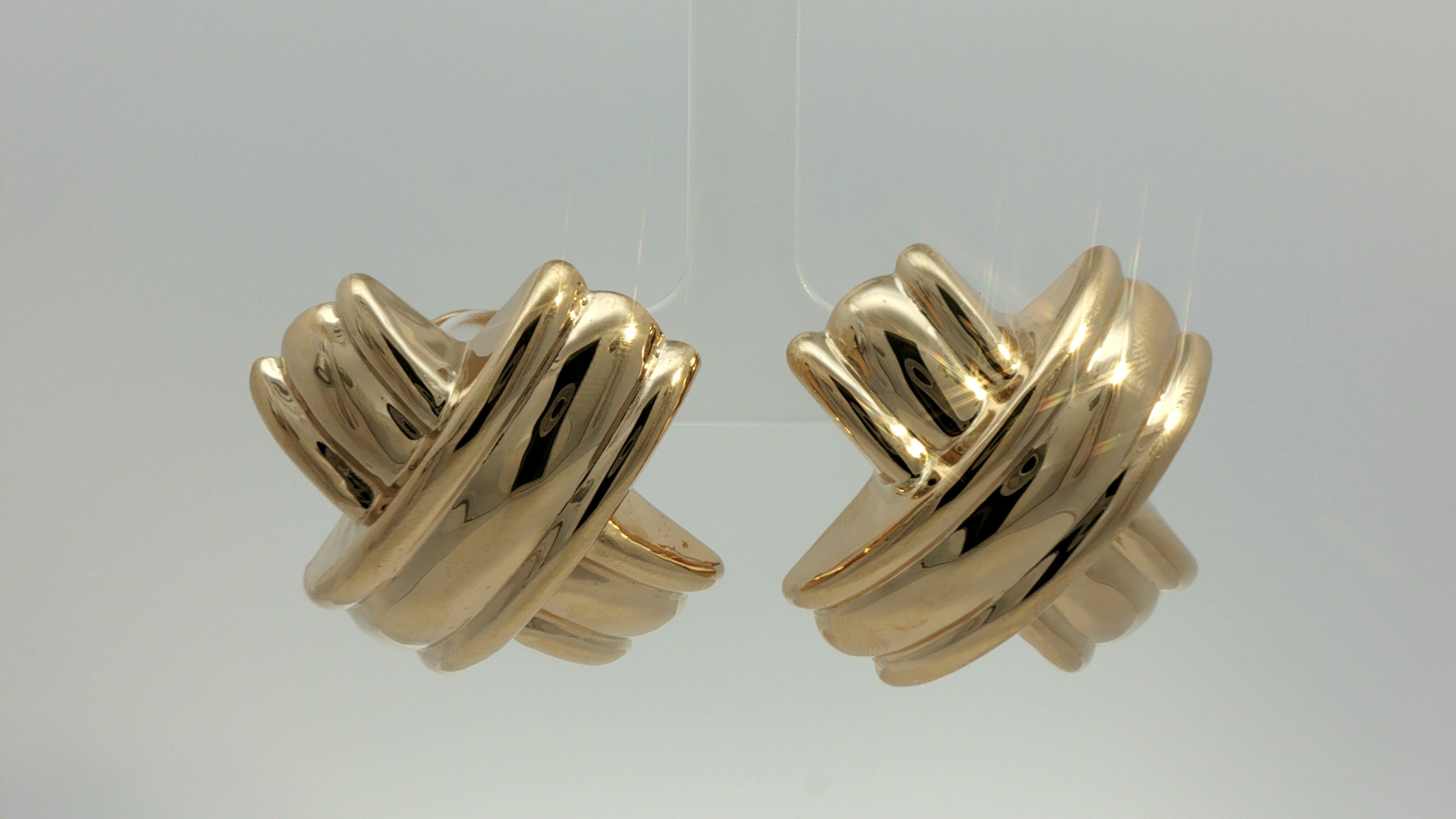 Precious Metal (No stones) Earring