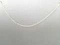14K White Gold Chain 18"