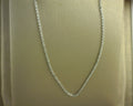 14K White Gold Adjustable Chain 20"