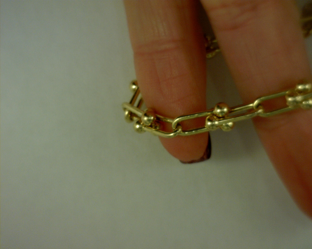 14KT GOLD FASHION CHAIN BRACELET