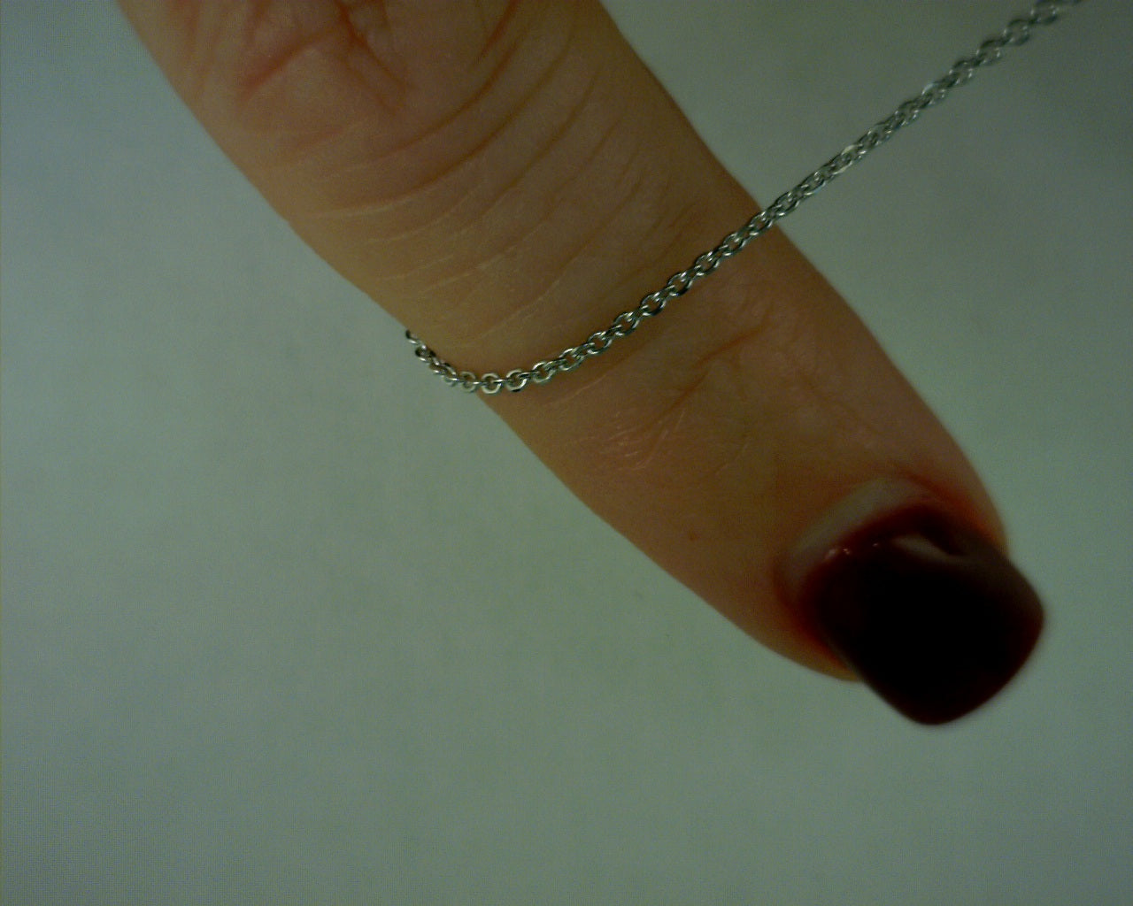 14kt white gold cable chains 2.0grams