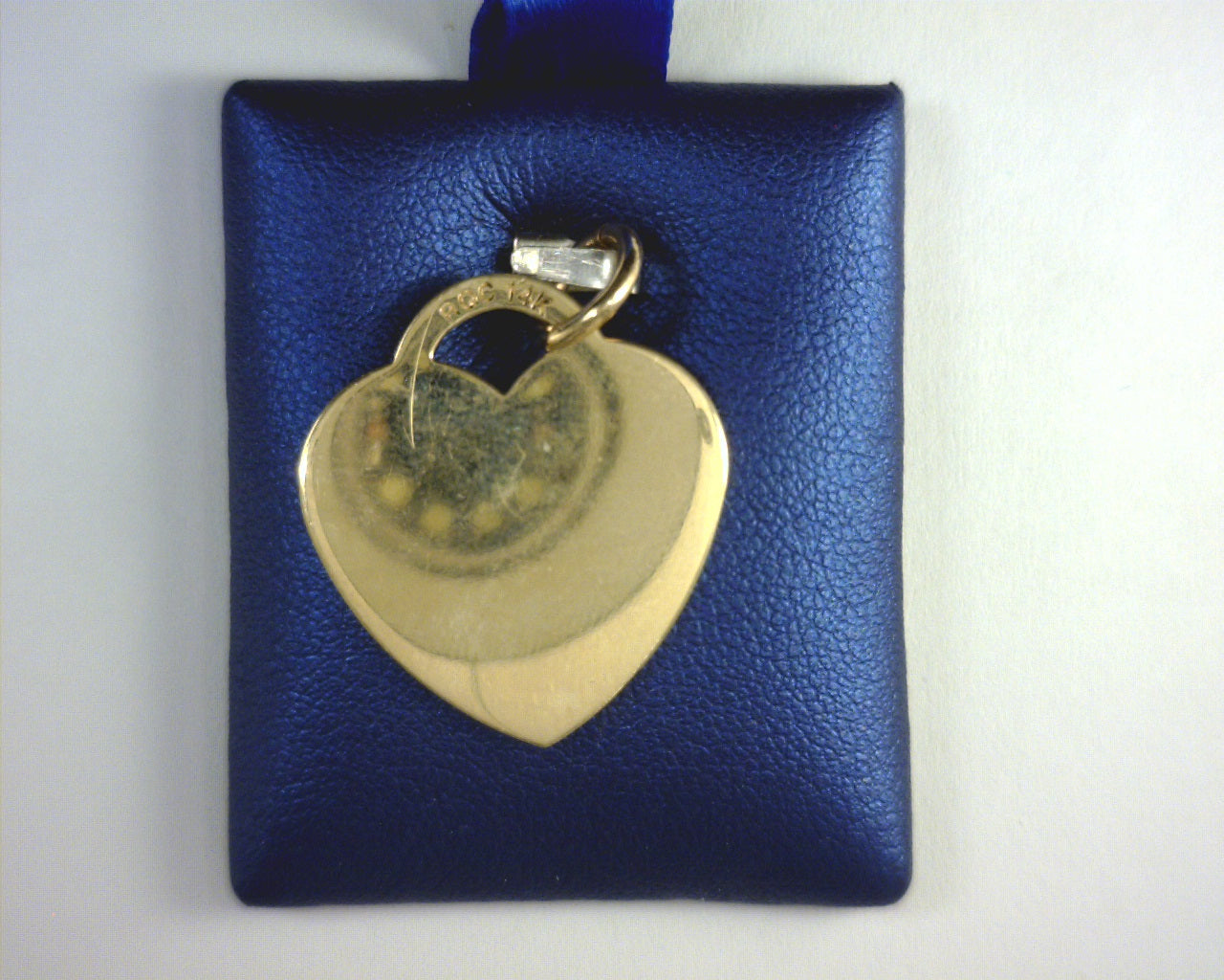 Rembrandt Large Heart Charm 35 Series 14K Yellow Gold