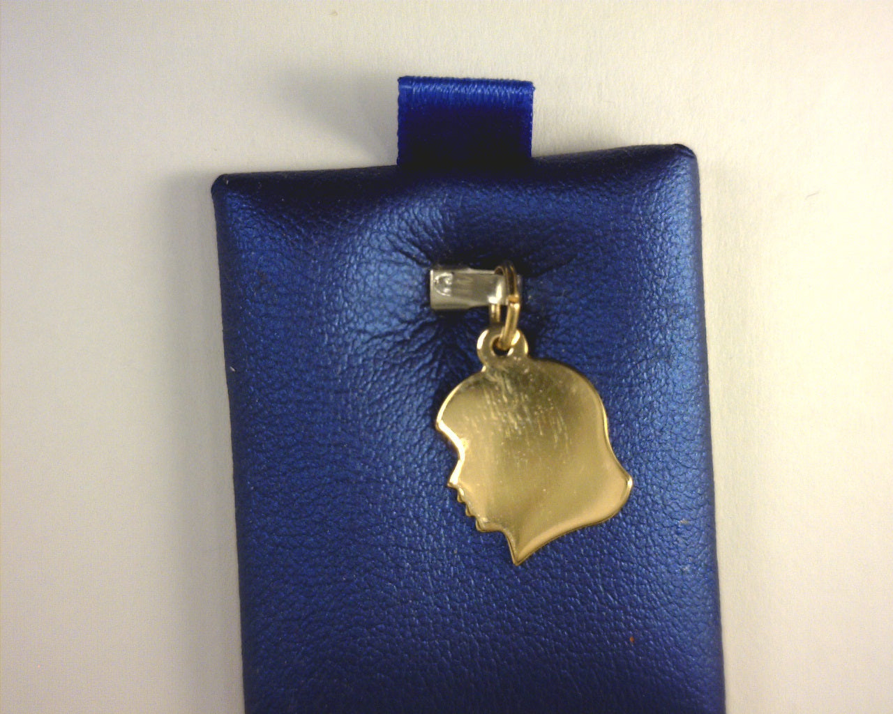 Rembrandt Girl Head Charm 14K Yellow Gold