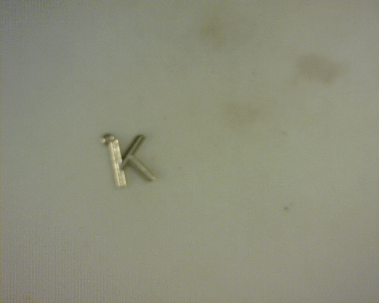 14K INITIAL K CHARM