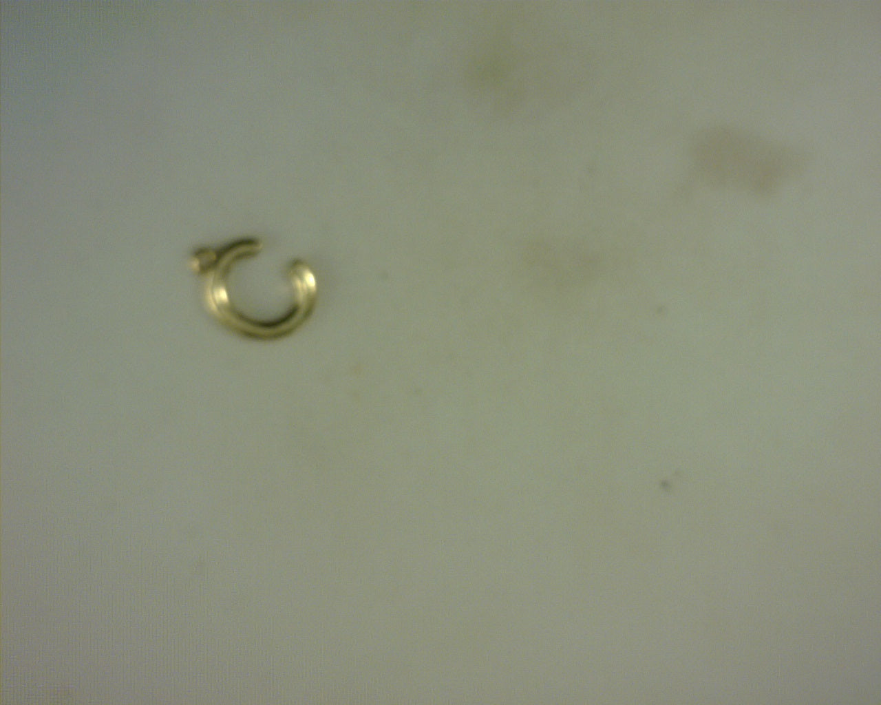 14K INITIAL C CHARM