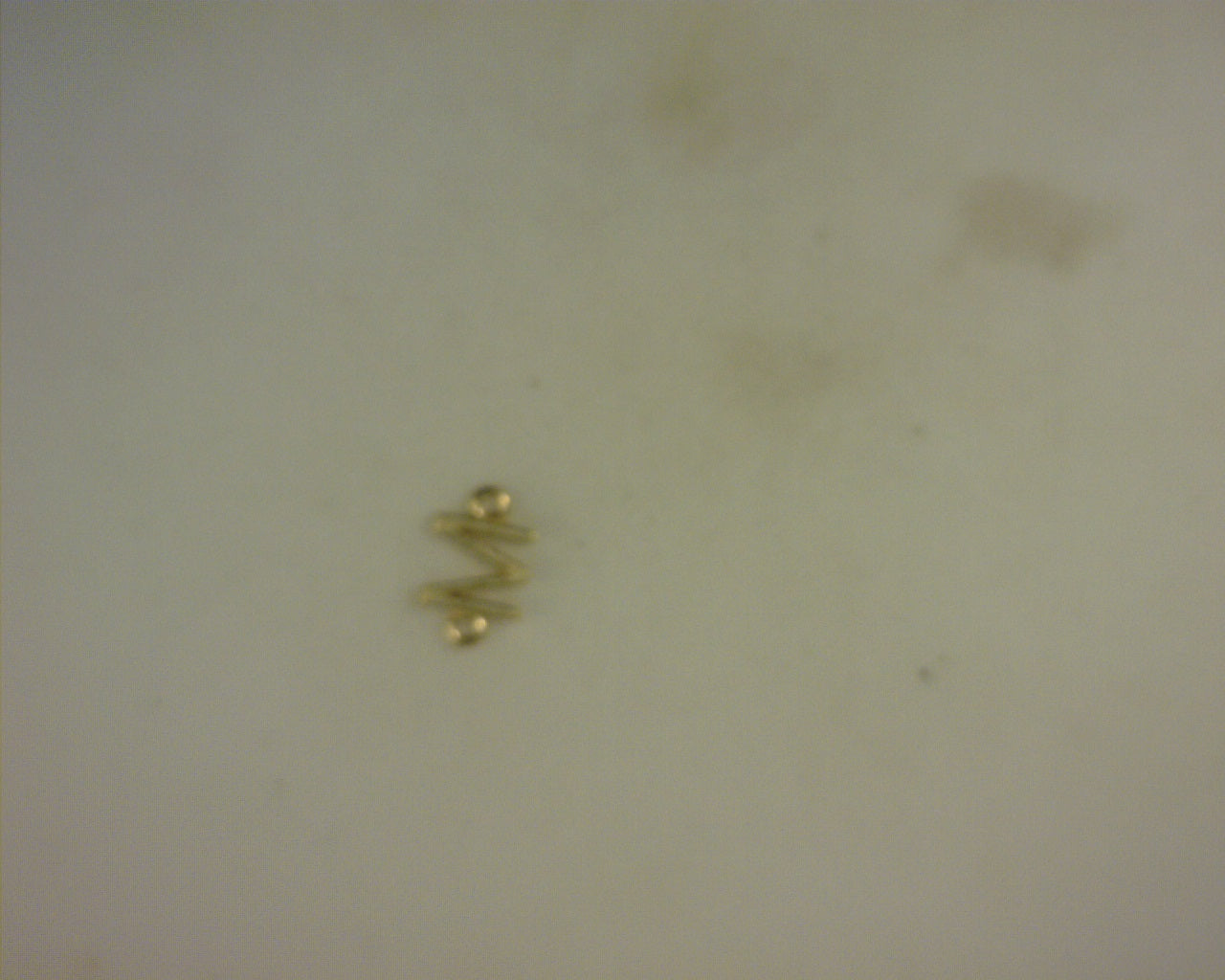 14K LETTER M CHARM