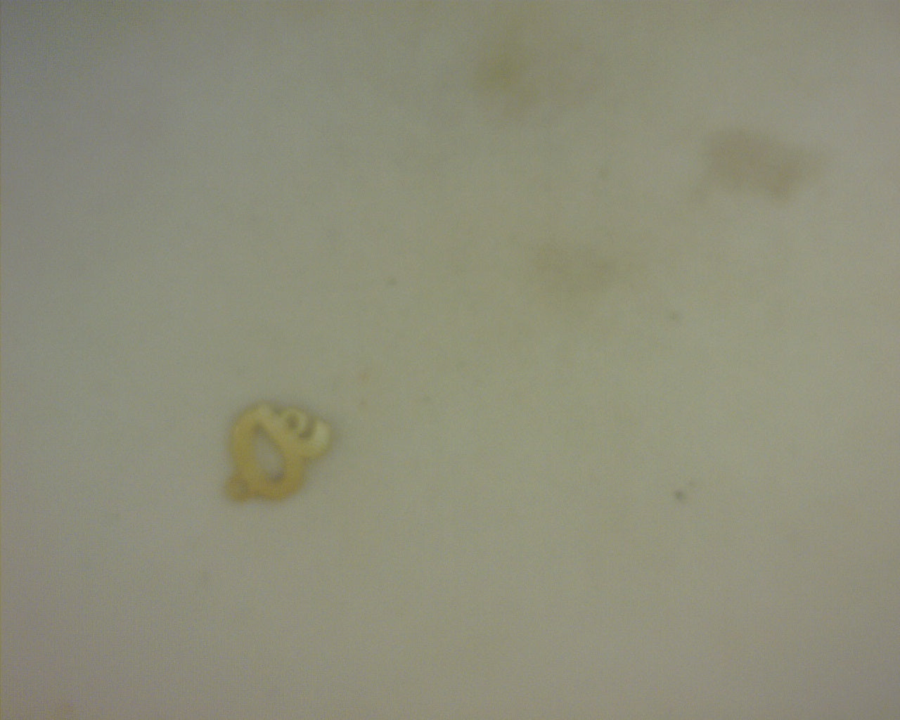 14K LETTER A CHARM