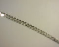 14k White Gold Curb Bracelet
