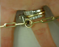 sq1367399 14kt gold paper clip bracelet s1978427