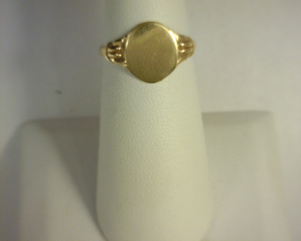 Kiddie Kraft Signet Ring 10K Yellow Gold