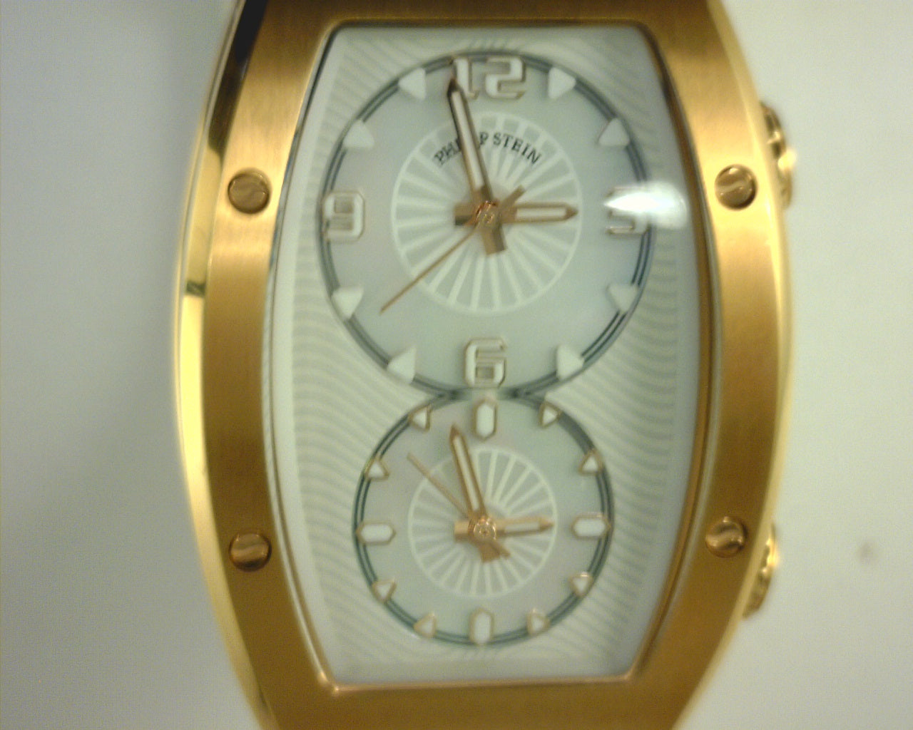 Philip Stein Signature Evolution Watch Mother of Pearl Rose Gold Plated 2 Year Limited Warranty