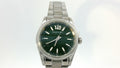 MINI ROUND SS CASE GREEN PATTERN DIAL SS BRACELET