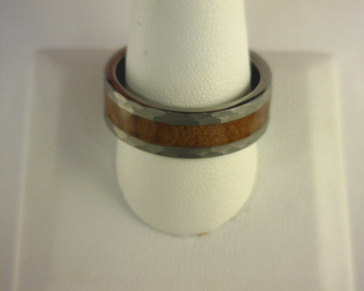Steel Revolt HAMMERED is an 8mm Tennessee Whiskey ring made with wood from barrels once used by the Jack Daniel's Distillery
