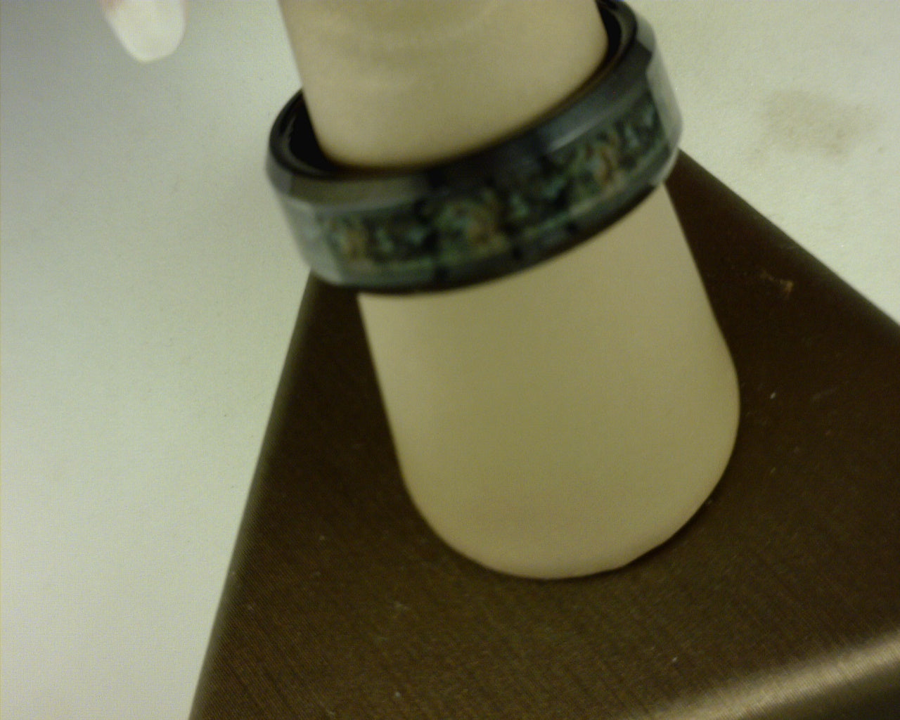 Steel Revolt Moss Agate Band