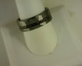 Steel Revolt SPACE TREKKER II is an 8mm diamond cut ring with crushed meteorite