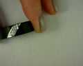 THORSTEN LIAM RING SIZE 11 8MM TUNGSTON CARBIDE DIAGONAL DIAMONDS