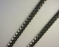 Link Chain 5mm Sterling Silver Black Rhodium Plated