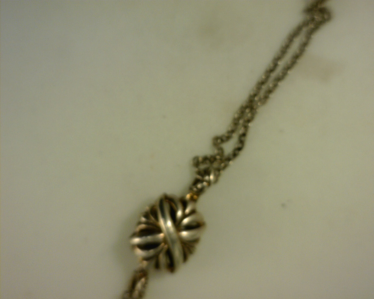 Eleganza sterling bracelet with .03diamonds
