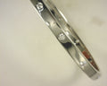 Lafonn Bangle Bracelet Simulated Diamonds 1.10ctw Sterling Silver
