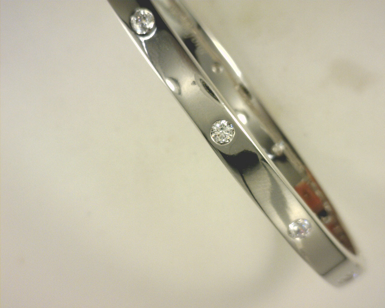 Lafonn Bangle Bracelet Simulated Diamonds 1.10ctw Sterling Silver