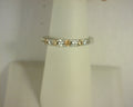 Lafonn Simulated Diamonds/Citrine Band Sterling Silver
