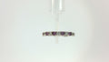 Lafonn Simulated Diamonds/Amethyst Band Sterling Silver